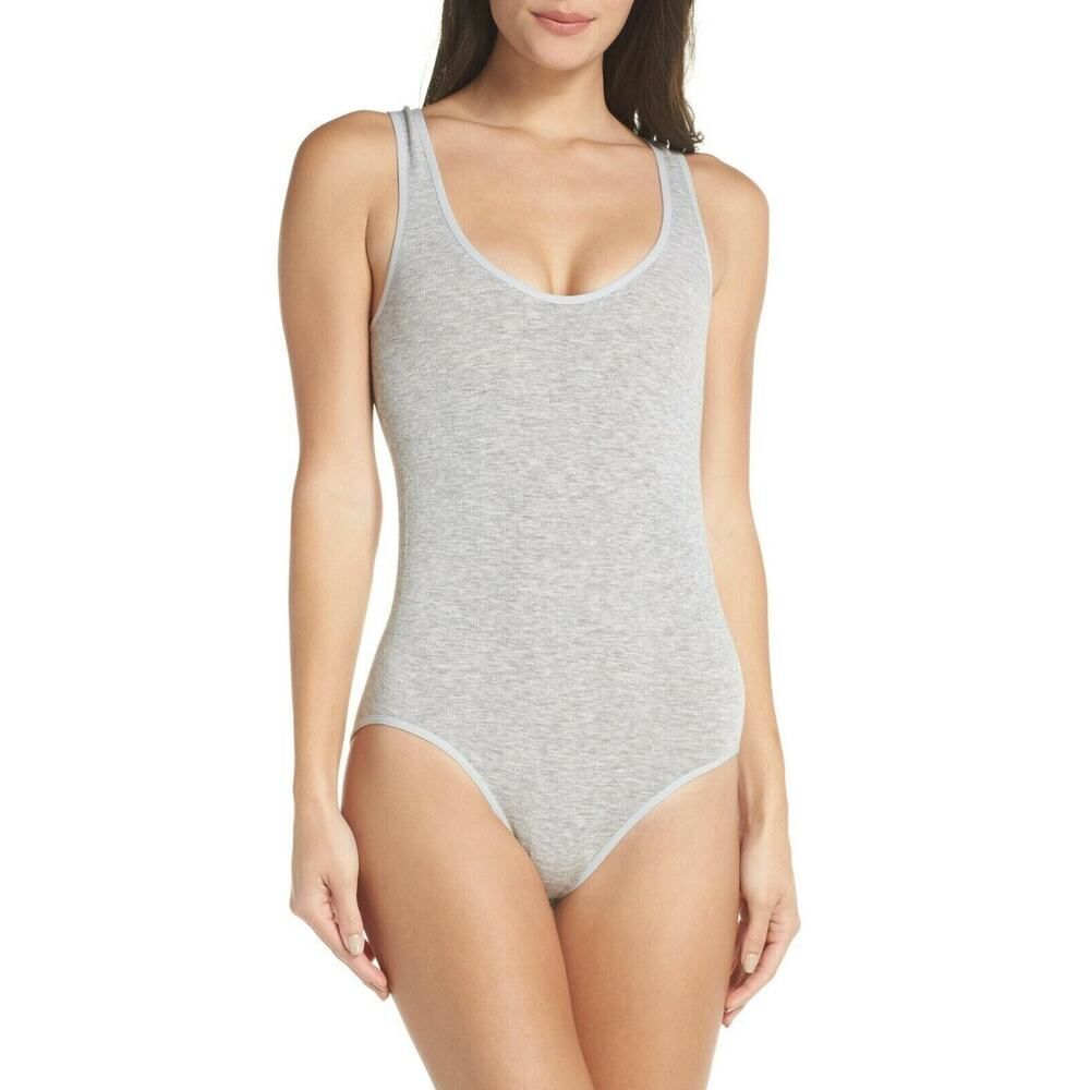 Los Angeles Boutique Stretch Bodysuit Soho Apparel Sleeveless Racerback NEW OS M